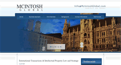 Desktop Screenshot of mcintoshglobal.com